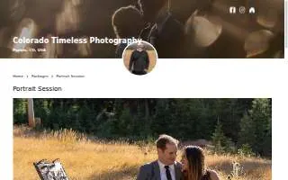 Colorado Timeless Photography of Pueblo website