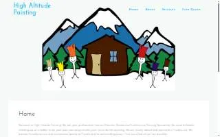 High Altitude Painting of Pueblo website