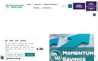 Minnequa Works Credit Union of Pueblo website