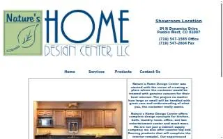 Natures Home Design Center LLC website