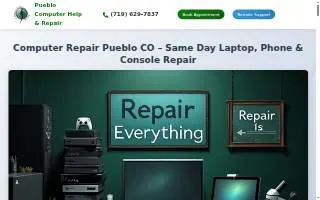 Pueblo Computer Help & Repair website