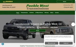 Pueblo West Transmissions website