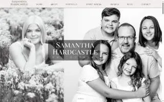 Samantha Hardcastle Photography website