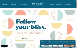 Smilebliss Orthodontics website