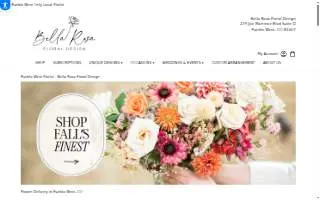 Bella Rosa Floral Design website