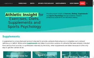 Endurance Personal Training website