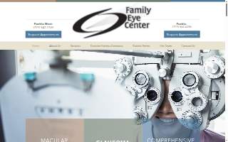 Family Eye Center website