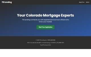 719 Lending of Security-Widefield