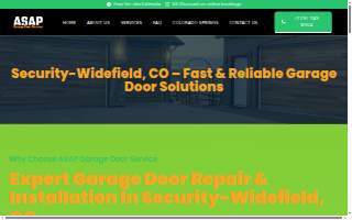 ASAP Garage Door Service of Security-Widefield