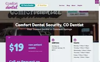 Colorado Springs Dental website