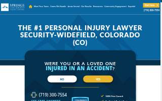 Colorado Springs Personal Injury Lawyers® of Security-Widefield