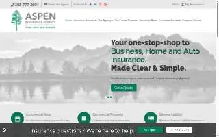 Aspen Insurance Agency of Sherrelwood website