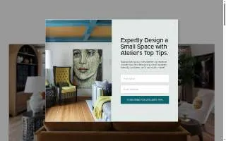 Atelier Interior Design of Sherrelwood website