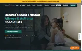 Denver Allergy & Asthma Associates website