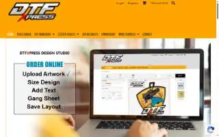 DTFXpress website