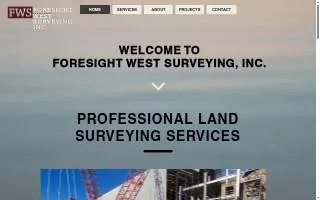 Foresight West Surveying Inc website