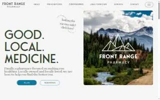 Front Range Pharmacy of Sherrelwood website