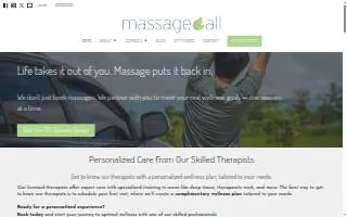 Massage All of Sherrelwood website