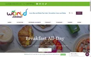 World Juice Bar website