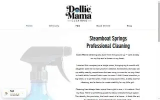 Dollie Mama Cleaning LLC website