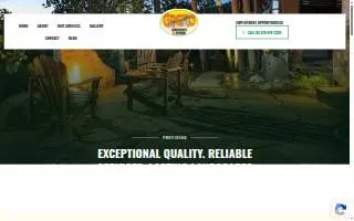 Gecko Landscape & Design website