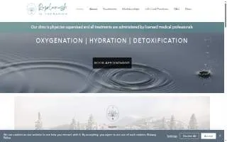 Replenish IV Therapies website