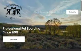 Rocky Mountain Pet Resort website