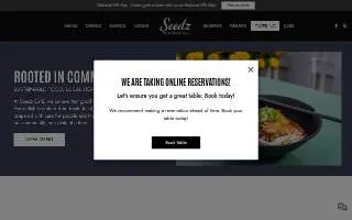 Seedz (Steamboat Springs) website
