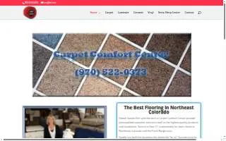 Carpet Comfort Center website