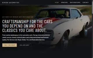 Herzog Automotive website