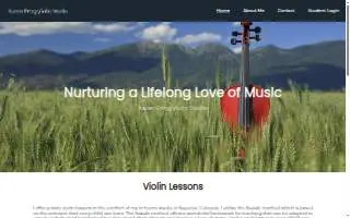 Karen Pring Violin Studio website