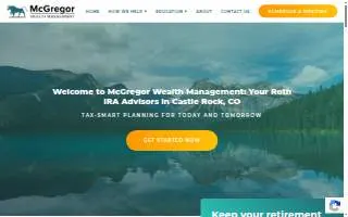 McGregor Wealth Management website