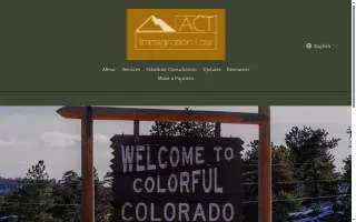 ACT Immigration Law website