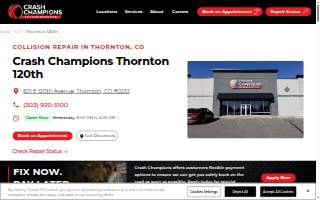Crash Champions Collision Repair Thornton 120th