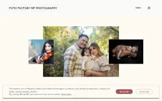 Foto Factory MF Photography website