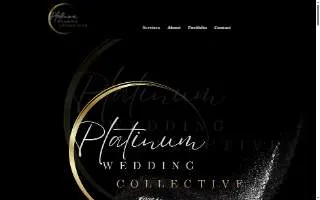 Platinum Wedding Collective website