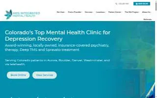 Axis Integrated Mental Health - Westminster website