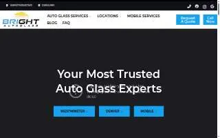 Bright Auto Glass of Westminster website
