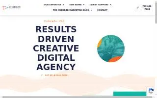 Cheddar Advertising website