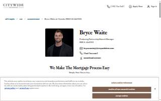 Citywide Home Mortgage: Bryce Waite