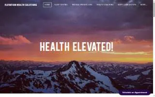 Elevation Health Solutions website