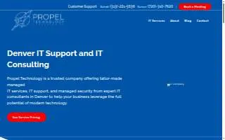 Propel Technology of Westminster website