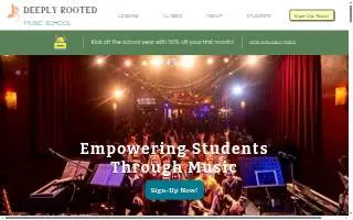 Deeply Rooted Music School of Wheat Ridge website