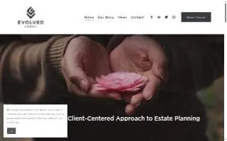 Evolved Legal website