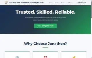 Jonathon the Professional Handyman LLC website