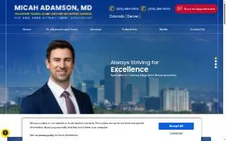 Micah Adamson MD website