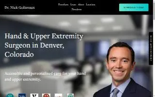 Nick Golinvaux, MD website