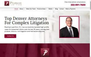 Pearman Law Firm, P.C. website