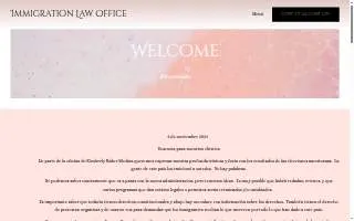 Immigration Law Office of Kimberly Baker Medina website