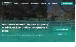 Posted Boundary Fence Co. of Windsor